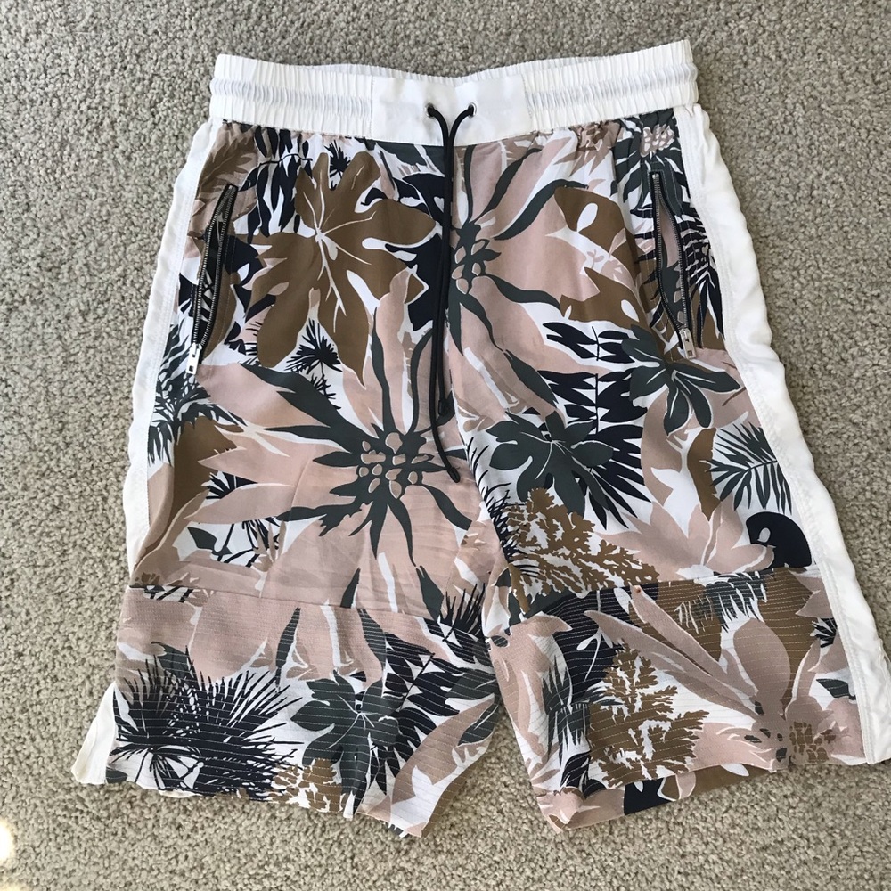 Rag & Bone Floral Drawstring Shorts